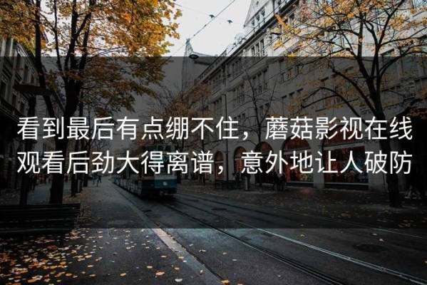 看到最后有点绷不住，蘑菇影视在线观看后劲大得离谱，意外地让人破防